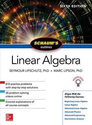 Read Schaum's Outline of Linear Algebra, Sixth Edition - Seymour Lipschutz | PDF