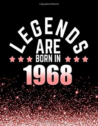 Download Legends Are Born In 1968: Birthday Notebook/Journal For Writing 100 Lined Pages, Year 1968 Birthday Gift For Women, Keepsake (Pink & Black) -  | ePub