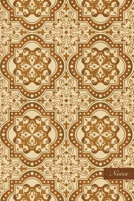 Download Notes: 6x9 Unruled Blank Notebook - Curve Square Cross Dot Line Frame Flower Leaf Plant - Retro Brown Worn Out Vintage Seamless Pattern Cover. Matte Softcover and Cream Interior Papers. -  | ePub