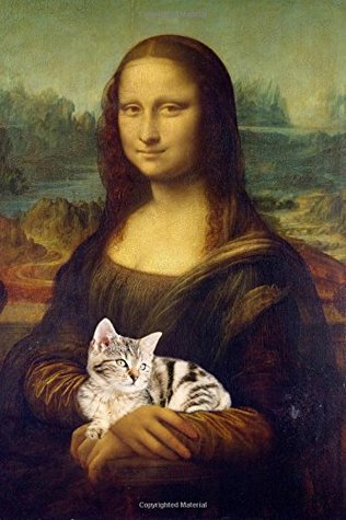 Read Online Cat People are Happy People Mona Lisa with Cat Sketchbook Journal: Blank Unlined Paper Sketchbook Planner Diary 160 Pages (80 Sheets) 6 x 9 - Cosmic Frogs Books file in ePub