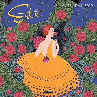 Read Erte 2019 12 x 12 Inch Monthly Square Wall Calendar by Flame Tree with Glitter Flocked Cover, Russian French Art Artist Designer -  file in ePub