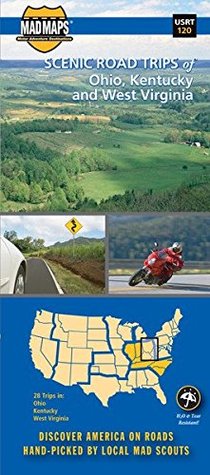 Read Online MAD Maps - Scenic Road Trips Map of Ohio - North Kentucky - West West Virginia - USRT120 - Mad Maps file in PDF