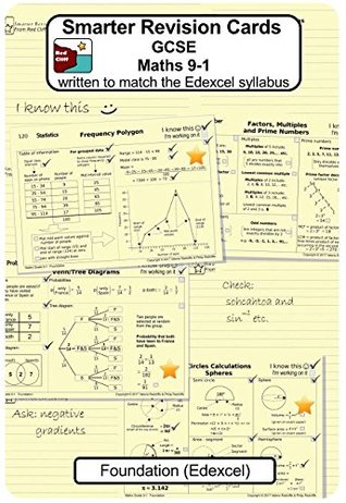 Read Smarter Revision Cards Gcse Maths 9 1 Foundation Edexcel Written To Match The Edexcel Foundation Syllabus Valerie Redcliffe File In Pdf