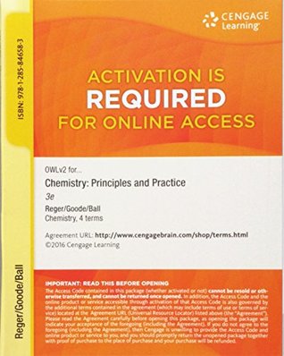 Read Online Owlv2 with Quick Prep 24-Months Printed Access Card for Reger/Goode/Ball's Chemistry: Principles and Practice, 3rd - Daniel L. Reger | ePub