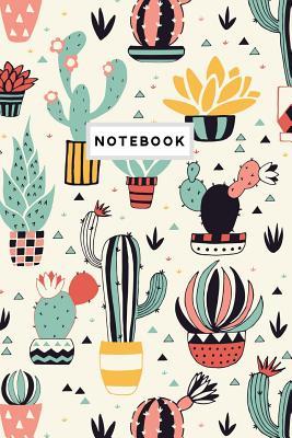 Read Online Notebook: Colorful Cactus Plant Pattern Notebook Journal College Ruled Blank Lined Small (6 X 9) Cute Trendy Composition Book Planner Diary Softback Cover - Nifty Prints file in ePub