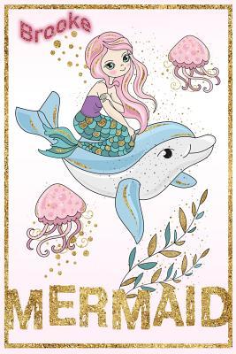 Read Online Brooke Mermaid: Wide Ruled Composition Book Diary Lined Journal -  | ePub