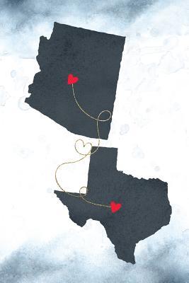 Read Online Arizona & Texas: Long Distance Out of State Notebook - Blank Lines -  file in ePub