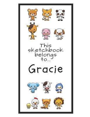 Read Online Gracie Sketchbook: Personalized Animals Sketchbook with Name: 120 Pages -  file in ePub