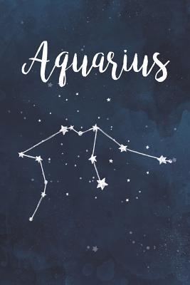 Download Aquarius: Astrology Zodiac Star Sign 6x9 120-Page Lined Journal Notebook - Prenta Press | ePub