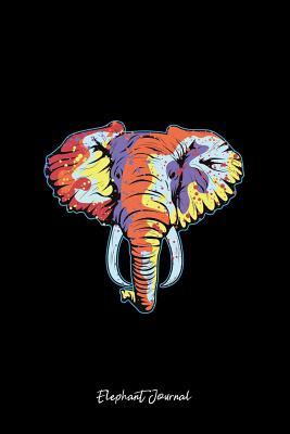Download Elephant Journal: Lined Journal - Watercolor Colorful Elephant Head Black Cool Zoo Animal Gift - Black Ruled Diary, Prayer, Gratitude, Writing, Travel, Notebook For Men Women - 6x9 120 pages - Gcjournals Elephant Journals file in PDF