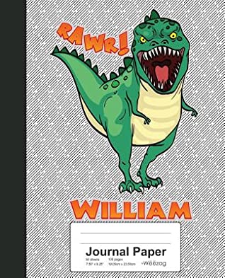 Full Download Journal Paper: WILLIAM Dinosaur Rawr T-Rex Notebook -  file in PDF