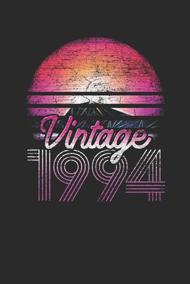 Read Online Vintage 1994: Graph Paper Notebook (6 x 9 - 120 pages) Birthday Themed Notebook for Daily Journal, Diary, and Gift - Vintage Birthday Publishing | PDF